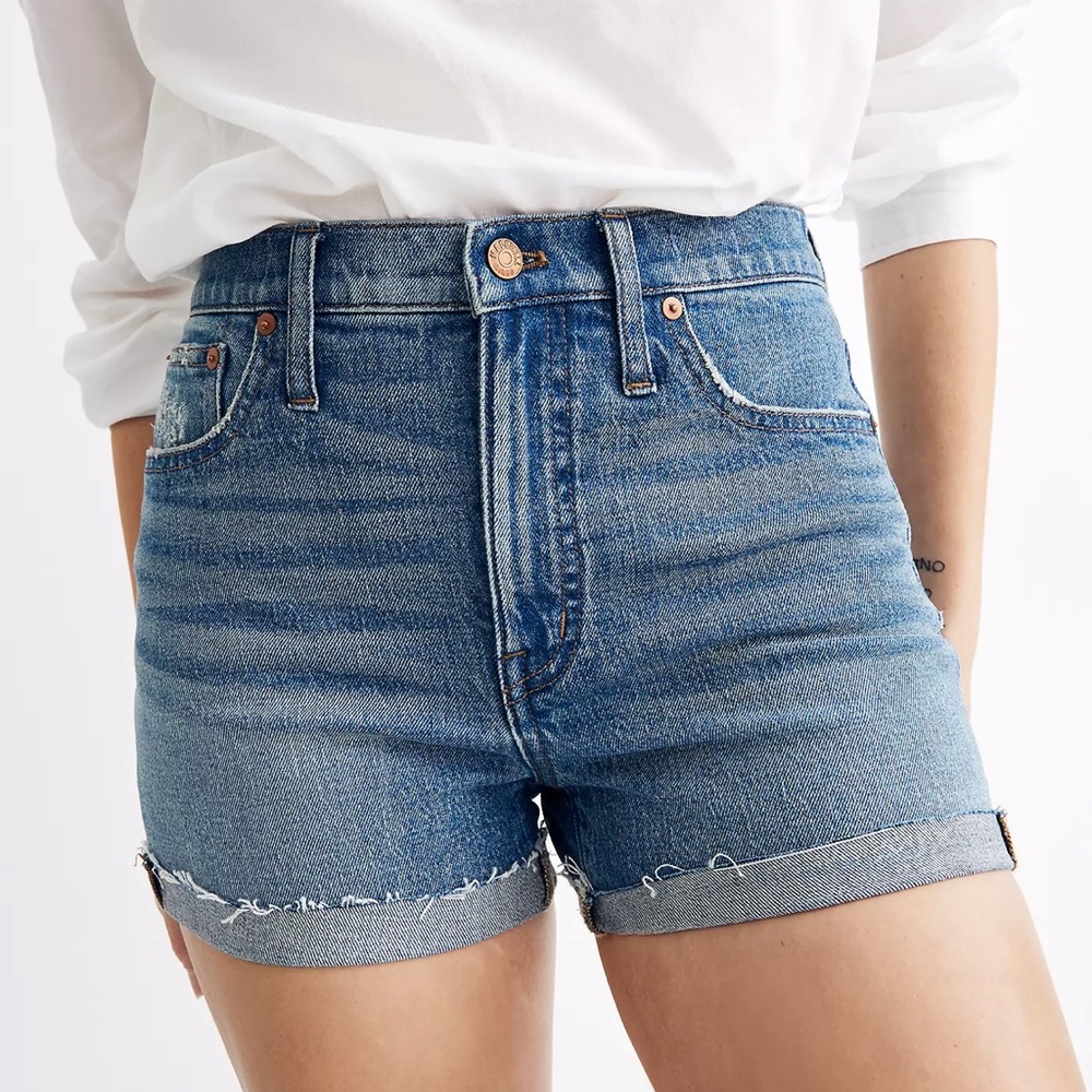 MADEWELL High Rise Denim Short Size 29